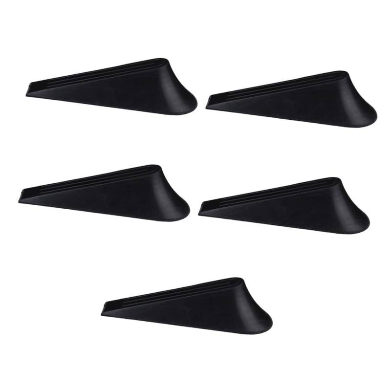 SHINEOFI 5St Türstopper Türhalter Fensterstopper Stoßstange Türheber handhaben Aufkleber door holder door stops tuerschloss riegelschloss door wedge Türkeilstopper Türkeilschutz Gummi Black von SHINEOFI