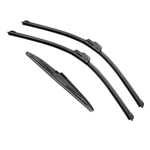 3 Stück 26"+18" / 650mm + 450mm Auto-Scheibenwischerblätter passend for KIA Carnival, Heckwischerblätter aus weichem Gummi, Auto-Frontscheibe 2015 2016 2017 2018 2019 von SHIOFRCN