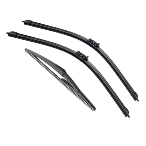 3 Stück 30"+26" / 750mm + 650mm Auto-Scheibenwischerblätter passend for Citroen C4 MK2 Fließheck Heckwischerblätter aus weichem Gummi for die Auto-Frontscheibe von SHIOFRCN