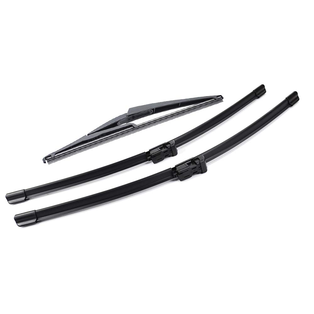 Erick's Wischerblätter-Set for vorne und hinten, for Peugeot 2008 P24 MK2 2019–2023, Windschutzscheibe, Windschutzscheibe, Fensterbürsten, 61 cm, 40,6 cm, 30,5 cm von SHIOFRCN