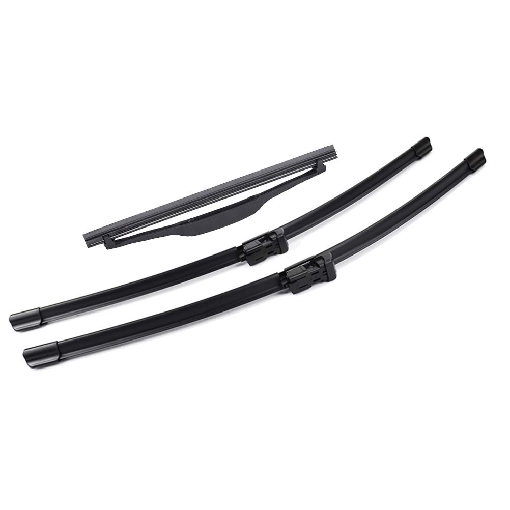 Erick's Wiper Front ”Heckscheibenwischerblätter-Set for Citroen DS4 DS5 2010–2020, Windschutzscheibe, Windschutzscheibe, Fenster, 76,2 cm, 66 cm, 17,8 cm von SHIOFRCN