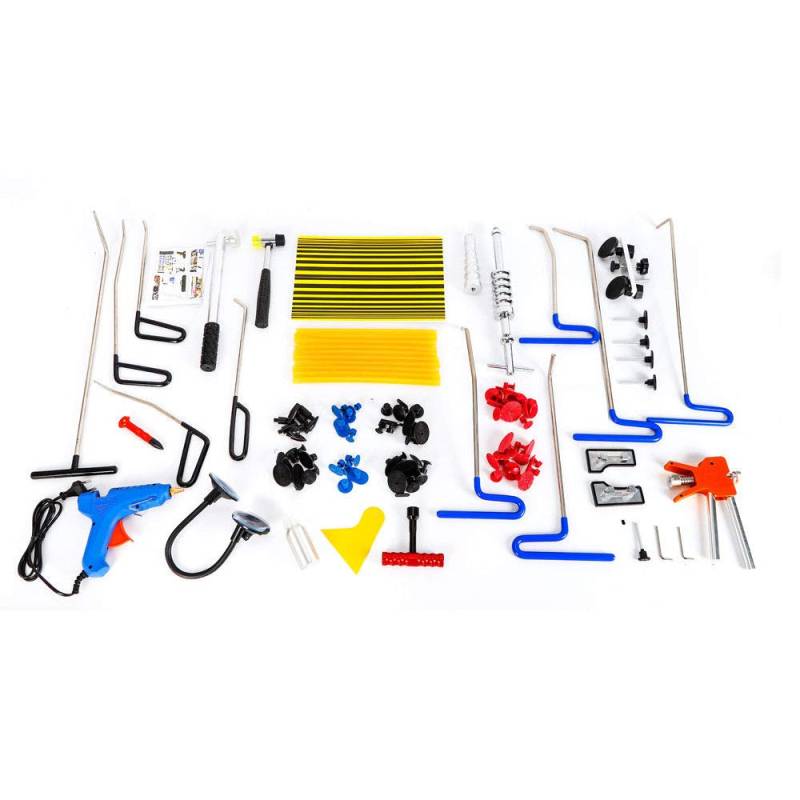 SHIOUCY 104-teilig Auto Dellen Reparatur, Slider Hammer Lifter mit Puller Reparaturset, Gun selbstklebend Sticks ausbeulwerkzeug Kits von SHIOUCY