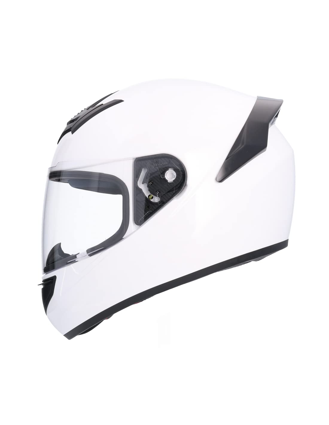 Motorradhelm Integralhelm ECE geprüft SH 850 Battle Größe XL (61/62) Weiß Helm Herren Damen Helm Unisex von Shiro