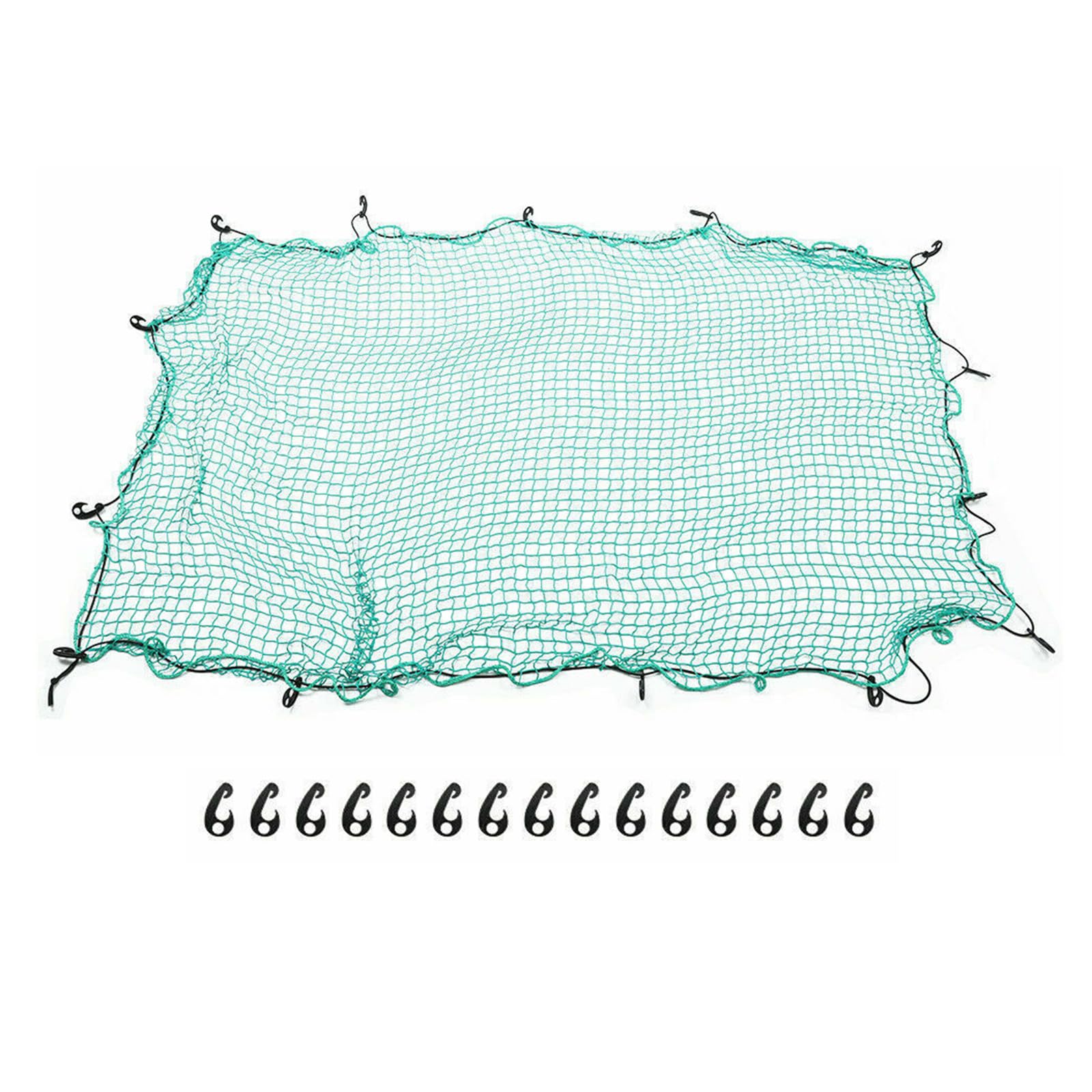 SHITINGRM Gepäcknetz mit 15 Haken und elastischem Gurt, 1,5 x 2,2 m, 2 x 3 m, 2,5 x 3,5 m, Gepäcknetz, robustes Bungee-Gepäcknetz von SHITINGRM