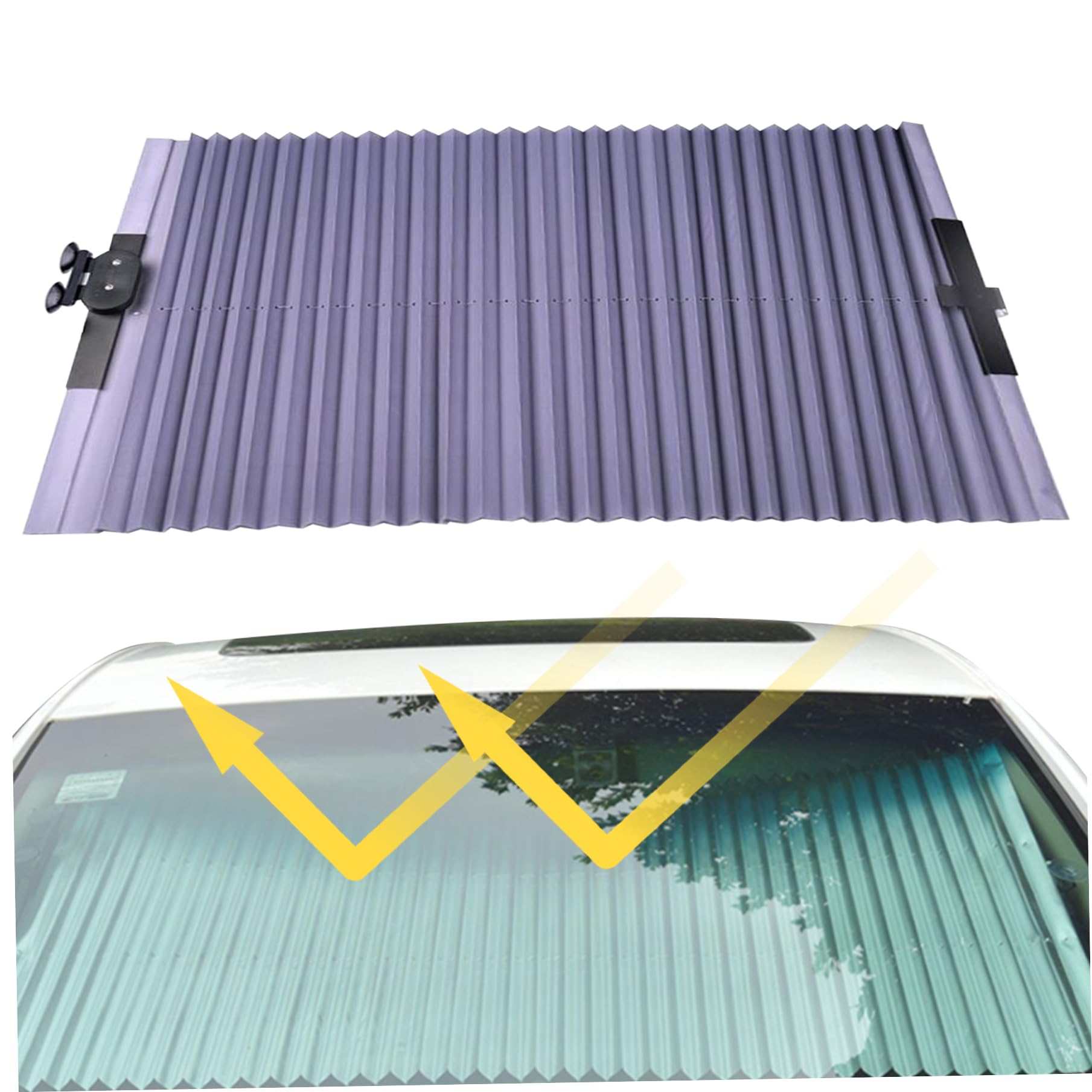 Auto Windschutzscheibe Sonnenschatten, Autowindscheibe Sonnenvisier, Auto vorne Windschutzscheibe Sonnenschutz, Faltbare Windschutzschatten, Auto -Frontfenster Schatten von SHITOOMFE