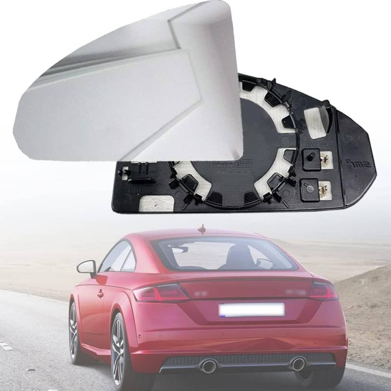 Außenspiegelglas Für Audi TT 2016-2021, Auto Rechts/Links Rückspiegel Glas Beheiztes,Außenspiegel Verstellbar Geeignet,1 pair von SHIWA