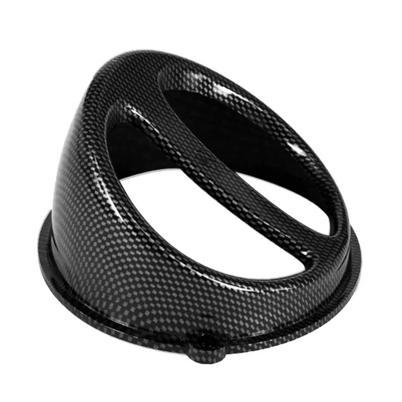 SHIYUNTI Motorkühllüfterabdeckung, Motorradlüfterabdeckung Lufthutze Kappe Ersatzteile for Jog50 90 Dio ZX Gy6 Motorradroller Lufthutze(Black Carbon Fiber) von SHIYUNTI