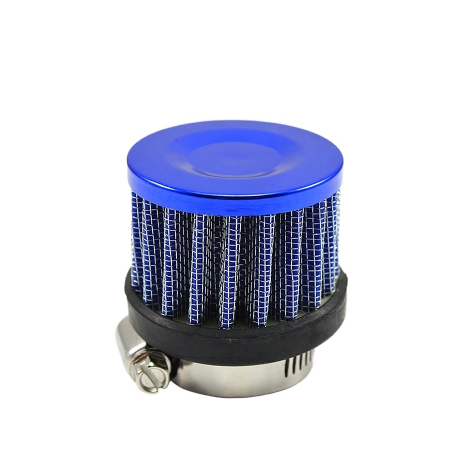 SHIYUNTI R-EP Universal-Luftfilter fürs Auto, 12 mm, 25 mm, kompatibel mit Motorrad-Kaltluftansaugung, Kurbelgehäuse-Entlüftungsabdeckung mit hohem Durchfluss, Mini-Entlüftungsfilter(25MM-BLUE) von SHIYUNTI