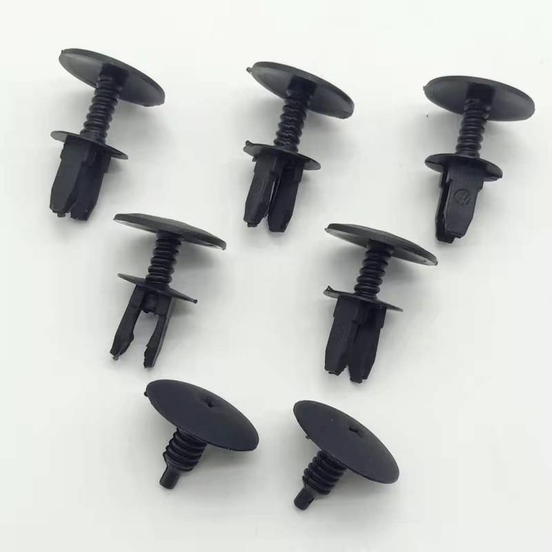 7-teiliges Set Zierleisten-Clips 1H0819055B01C 1H0819055C01C für Golf MK3 VR6 GTI Kutte Scuttle Trim Clips Wasser Regen Tablett Deflektor Panel von SHLPDFM