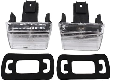 SHLPDFM 2 Stück LED Kennzeichenbeleuchtung für Peugeot 206 207 306 307 308 406 407 Citroen C3 C4 C5 6340A3 von SHLPDFM