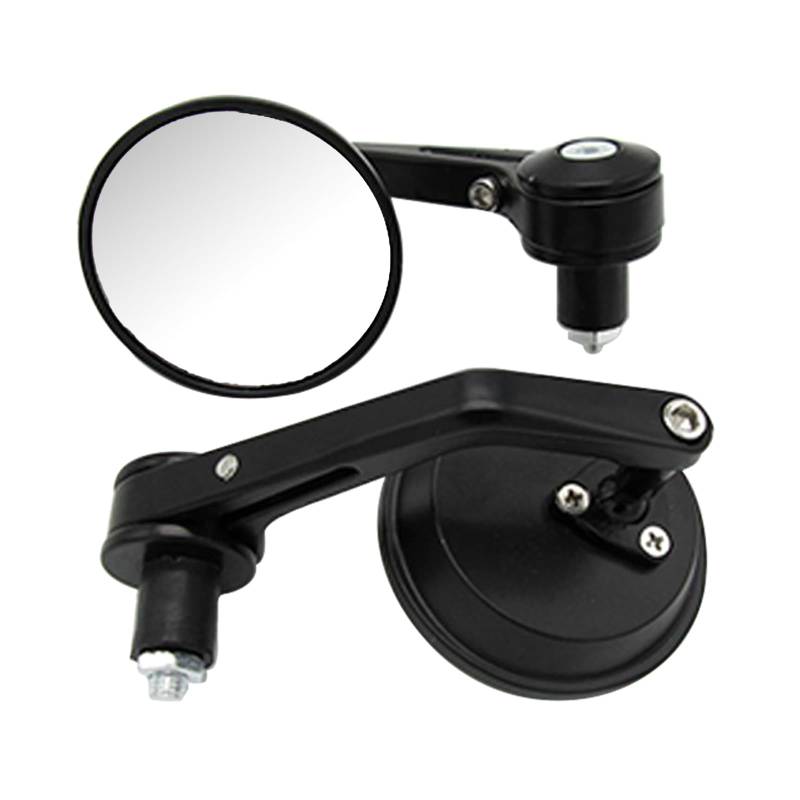 SHOOYIO Professionelle Motorrad Runde Ende Motorrad Rückansicht Seite für 7/8 Zoll Lenker Schnelle Installation von SHOOYIO