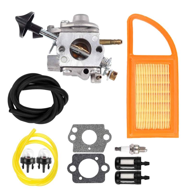 SHOTAY BR 600 Vergaser Luftfilter Kraftstoff Vergaser Repower Kit für Stihl BR500 BR550 BR600 Rucksackgebläse Laubgebläseteile Ersetzt Zama C1Q-S183 4282-120-0606 4282-120-0607 4282-120-0608 von SHOTAY