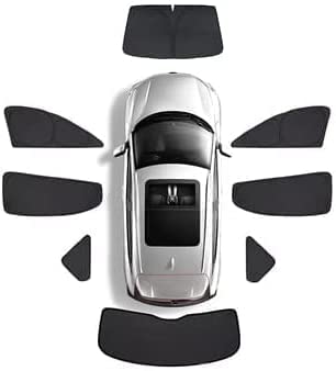 Auto Sonnenschutz für BMW X3 F25 2011-2017, Front Heck and Seitenscheibe UV Schutz Auto Intern Komplett Schwarz von SHOUD