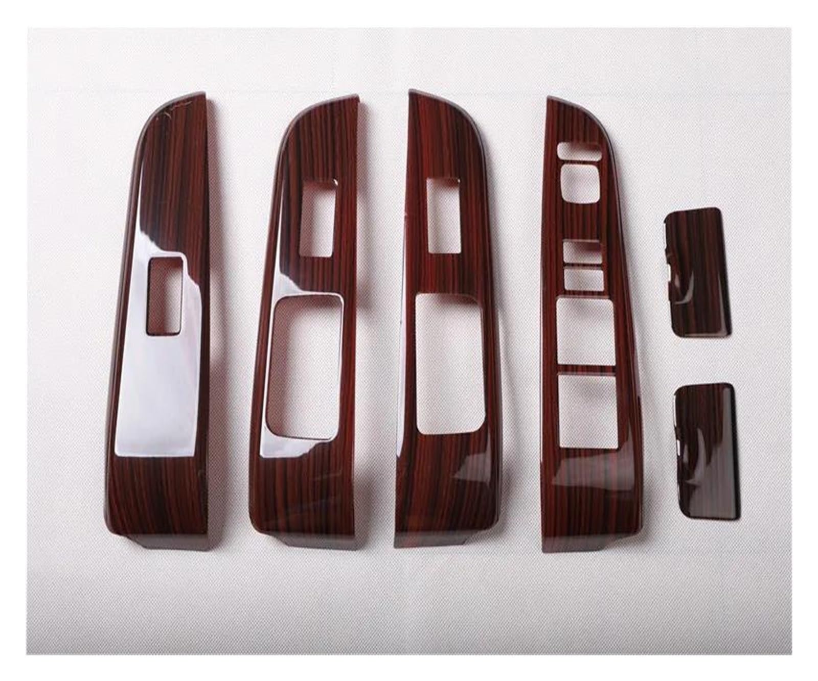 Kippschalter Für Camry 2012 2013 2014 2015 2016 Auto Innen Fensterheber Schalter Panel Abdeckung Trim Rahmen Aufkleber(Brown 2) von SHOUXI