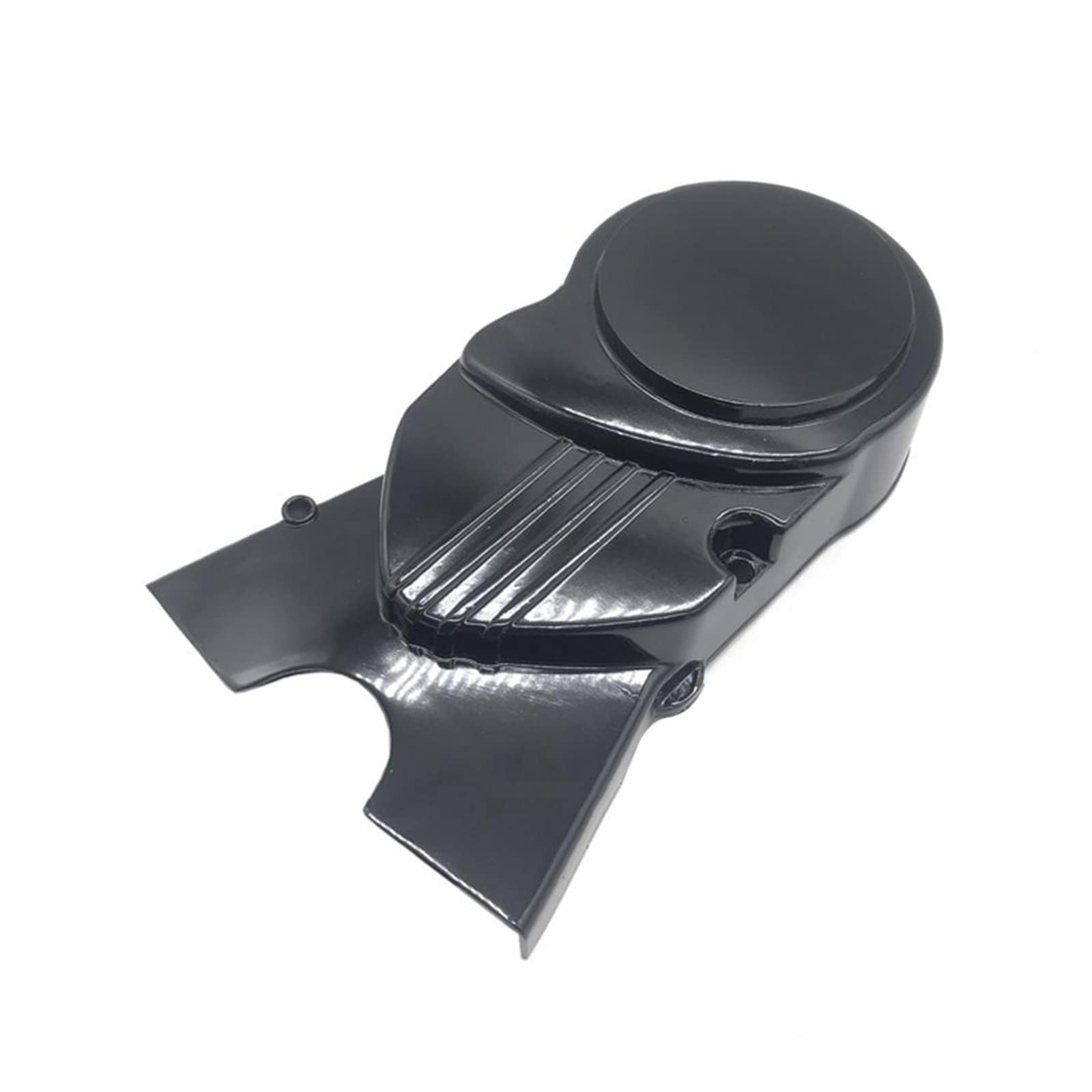 SHOUXI Motordeckel Deckel Linke Motorspule Magnetische Statorabdeckung Aluminiumlegierung Teile Kompatibel Für ATV 50cc 70cc 90cc 110cc 125cc Magneto Cover Dropship(Schwarz) von SHOUXI