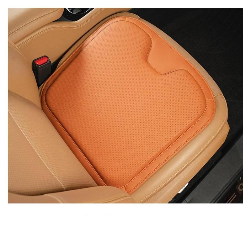 SHOUXI Vordersitzbezüge Autositzkissen Luxus Innenschutz Anti-Rutsch-Matte Universalgröße Auto Home Office Stuhl Sitzbezug(Orange,Blue,Green,Silver,Black) von SHOUXI