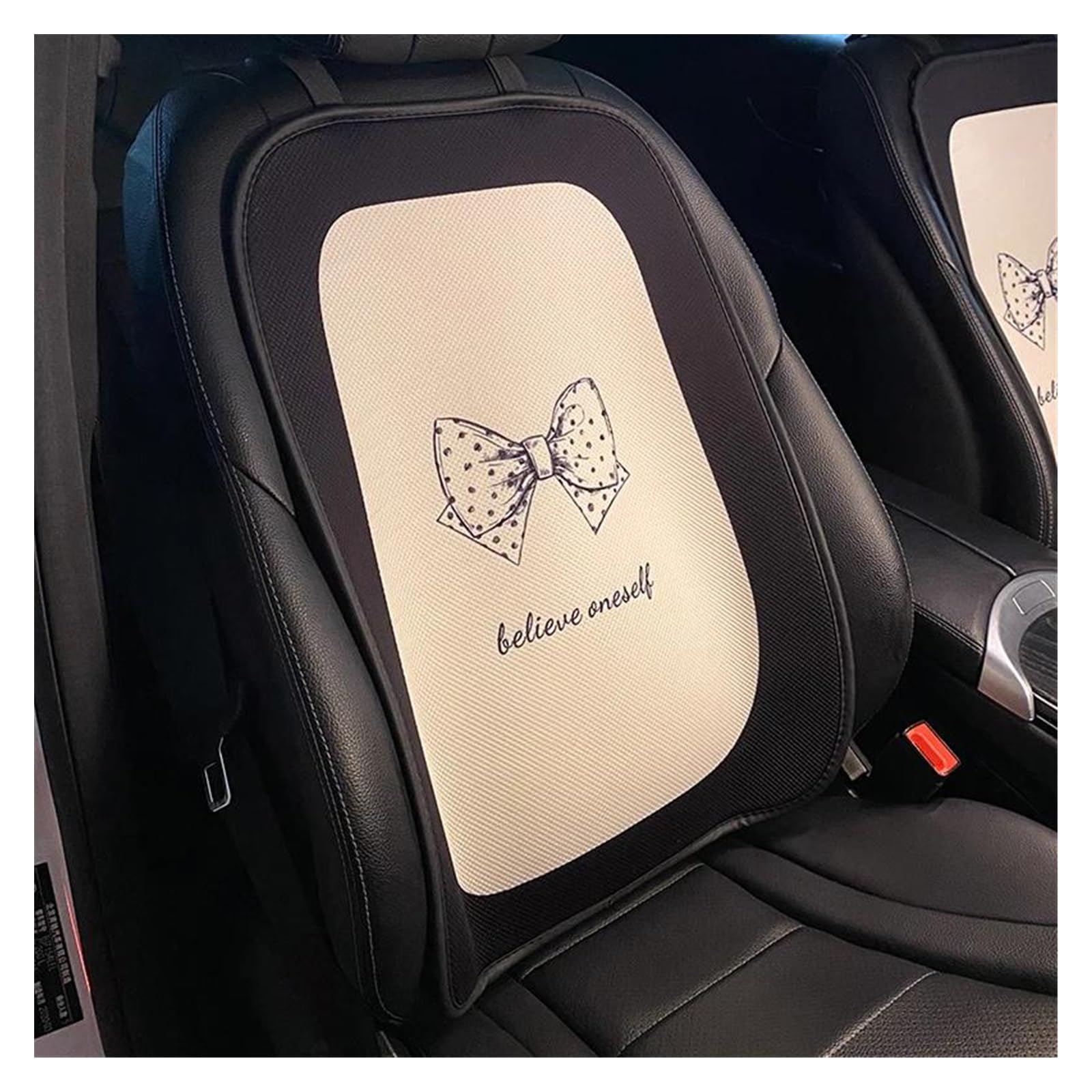 SHOUXI Vordersitzbezüge Four Seasons Universal Ice Silk Atmungsaktive Cartoon-Auto-Innenausstattung, Schützender Sitzkissenbezug(Backrest) von SHOUXI