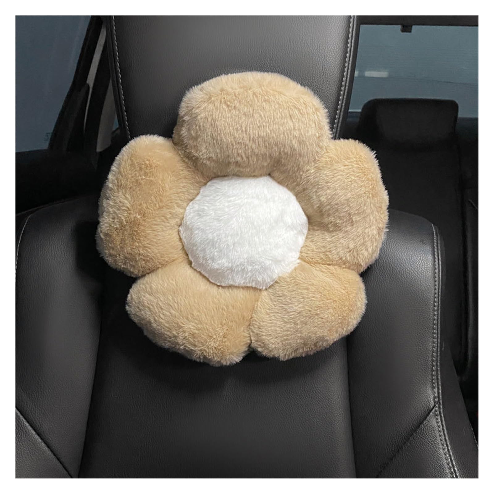 SHOUXI Vordersitzbezüge Modische Winter-weiche Plüsch-Universal-Autositzbezugmatten Halten Warmes Autozubehör(Head Pillow) von SHOUXI