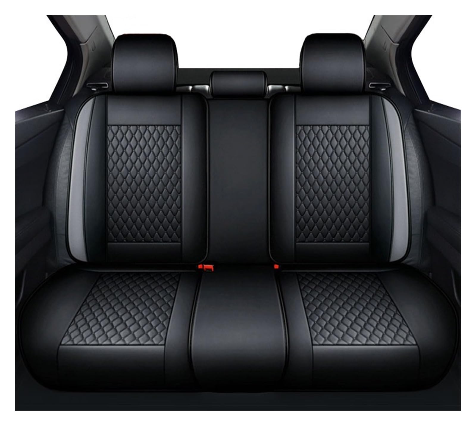 SHOUXI Vordersitzbezüge Universelle Autositzbezüge Für Vier Jahreszeiten, Atmungsaktive Matten Für Vorder- Und Rücksitze, Schutzpolster(Rear seat,Grey) von SHOUXI