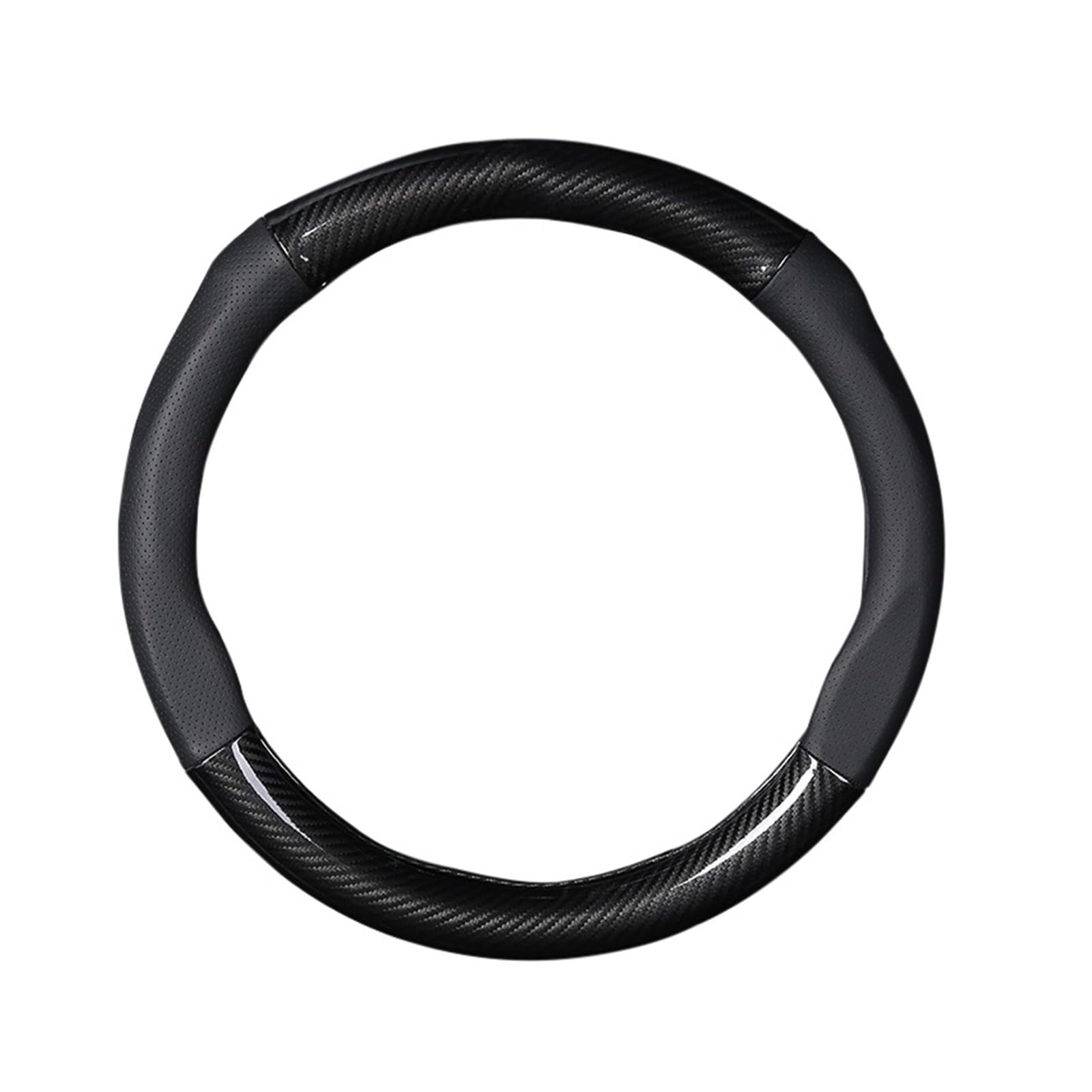 Steering Wheel Cover Auto Lenkrad Abdeckung Auto Lenkrad Naben Auto Zubehör Für K3 Cerato Forte BD 2019 2020(Schwarz,D) von SHOUXI