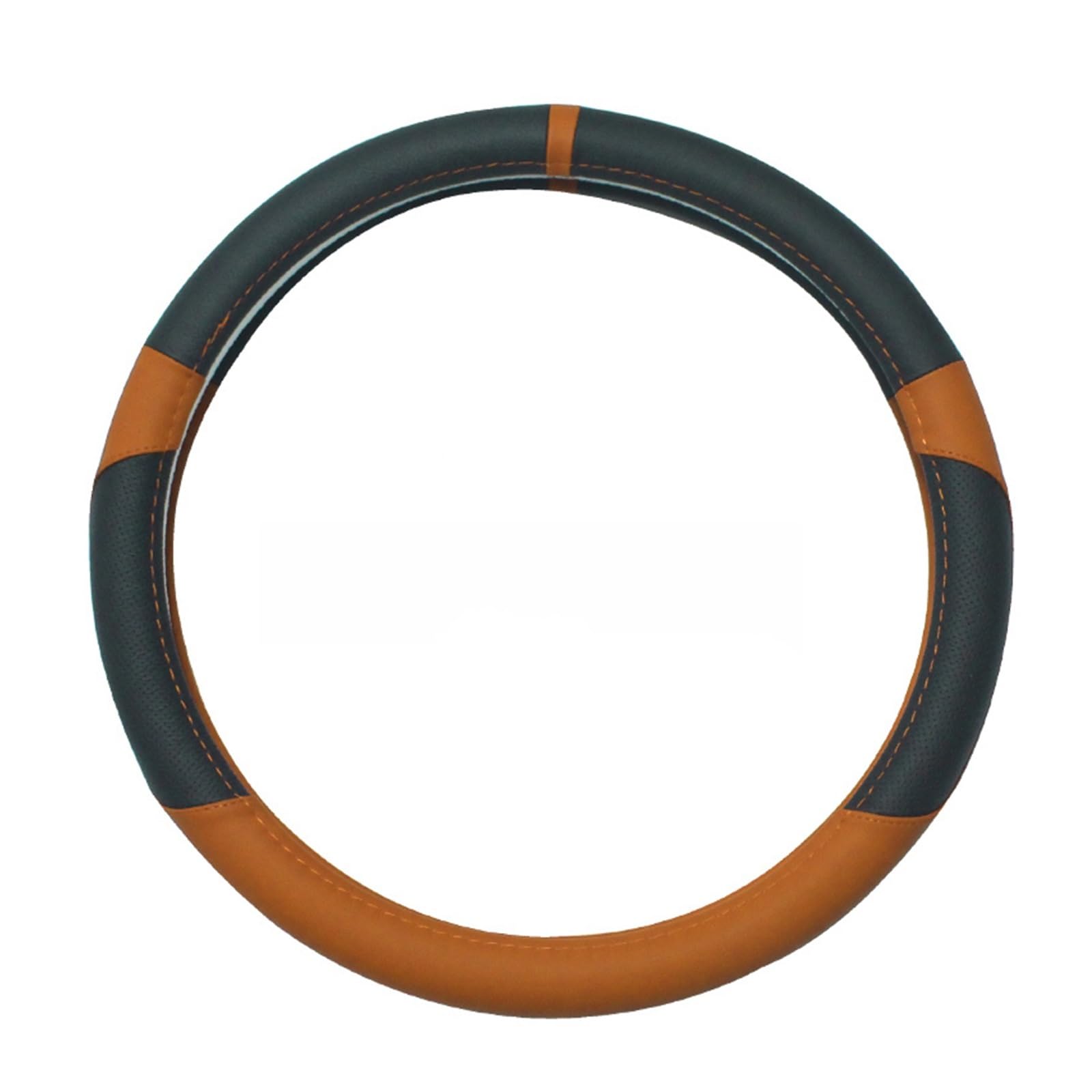 Steering Wheel Cover DIY Auto Styling Lenkrad Abdeckung Für Terra Navara NP300 2017-2022 Auto Lenkrad Hub Auto Zubehör(Braun) von SHOUXI