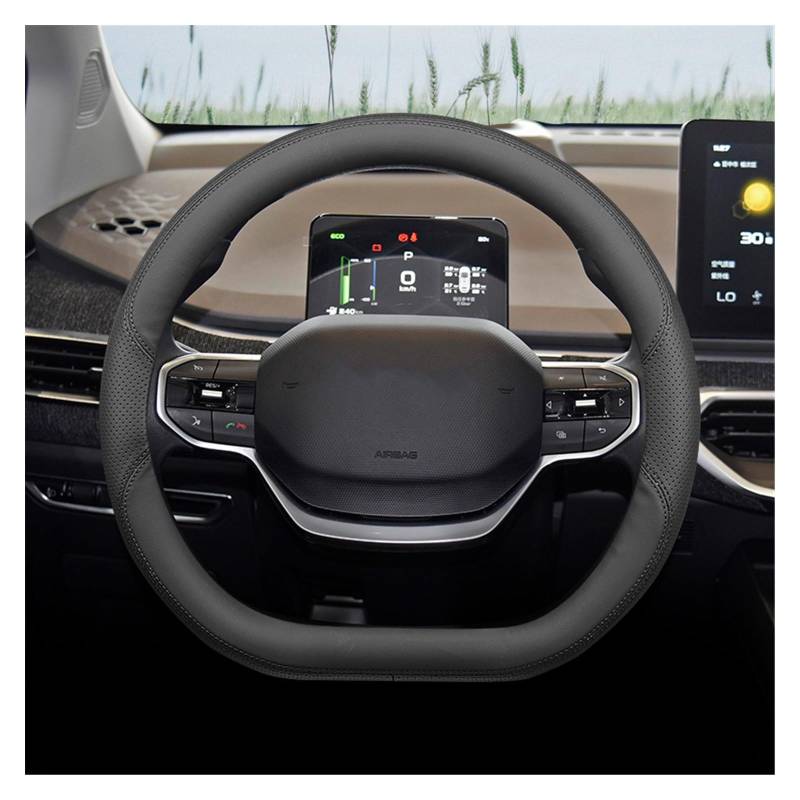 Steering Wheel Cover Für Geely Geometry C 2021-2023 Auto Lenkrad Abdeckung Auto Lenkrad Naben Innen Auto Zubehör(B) von SHOUXI