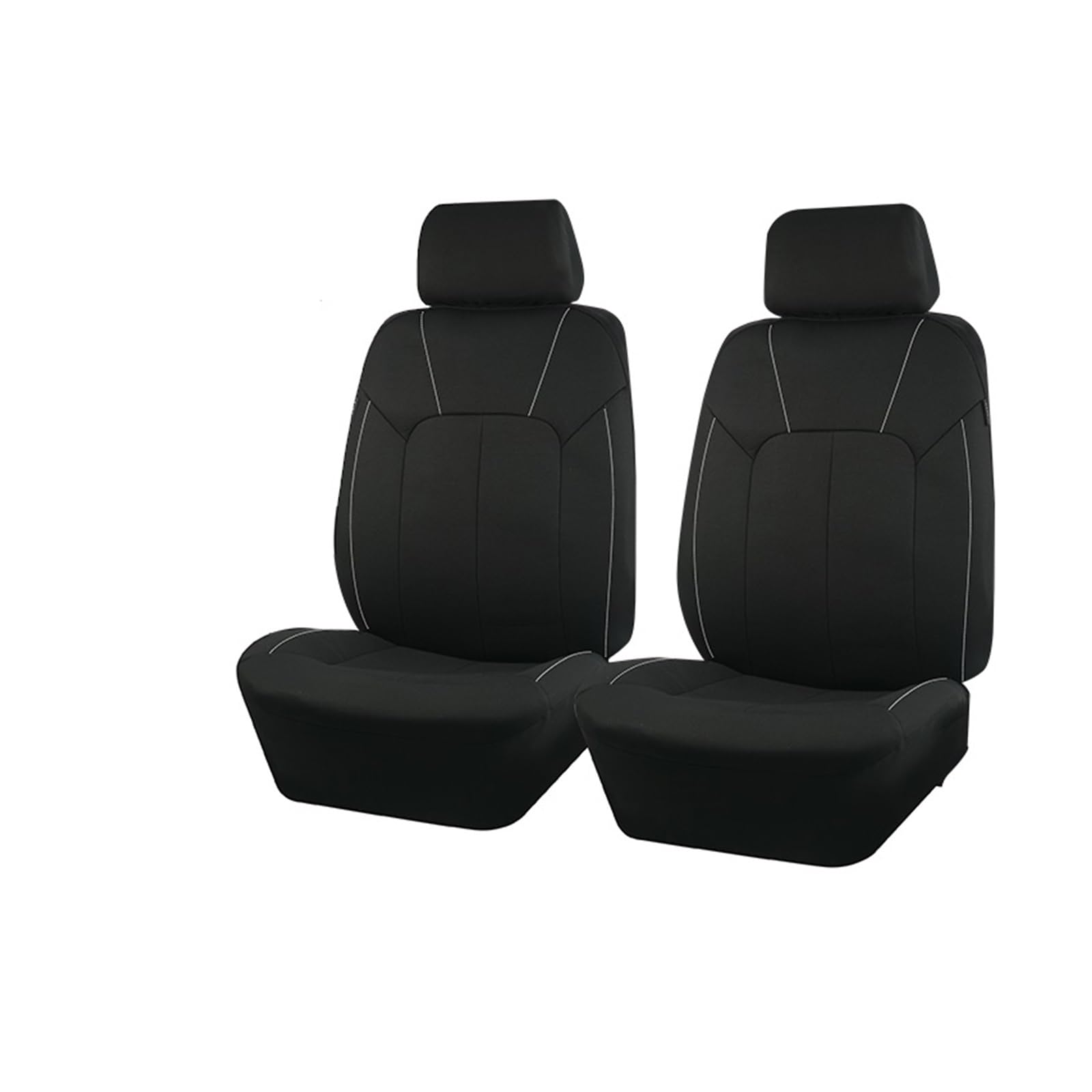 Vordersitzbezüge Universeller Autositzbezug, Komplettes Set, Unisex-Zubehör, Innenausstattung, Sitzschutz Für Auto, SUV, Van(Grey,2 Front Seat) von SHOUXI