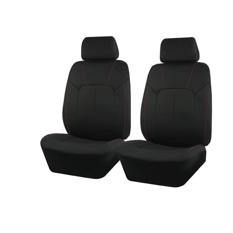 Vordersitzbezüge Universeller Autositzbezug, Komplettes Set, Unisex-Zubehör, Innenausstattung, Sitzschutz Für Auto, SUV, Van(Rot,2 Front Seat) von SHOUXI