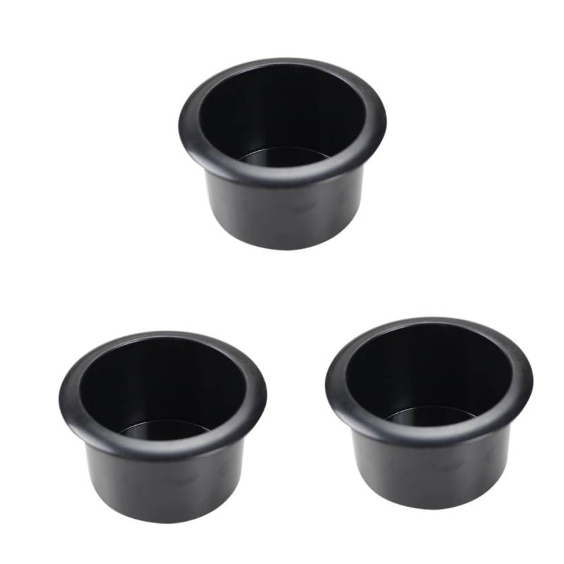 SHOWERORO 3St Plastikbecher Halter Tasse cupholder Mug Holder Couch Cup Holder Cup Holder for Couch Black Wiederverwendbar von SHOWERORO