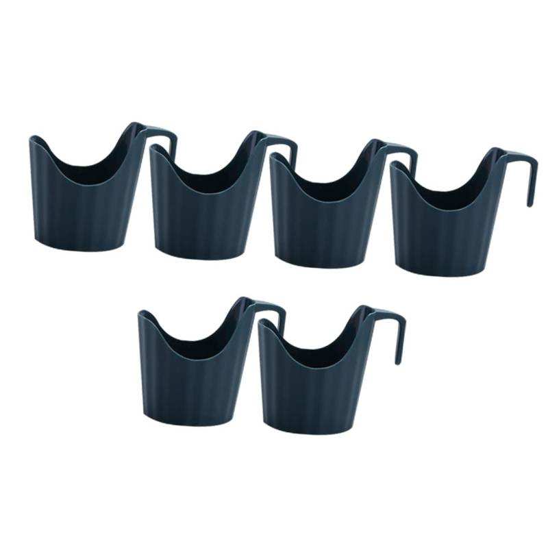 SHOWERORO 6St Isolierter Getränkehalter sup Getränkehalter im Büro Kaffeetassenhalter Anti-Getränkehalter Tür kaffeetassen Halter cupholder Teetassenhalter Pappbecherhalterhülse Plastik Blue von SHOWERORO