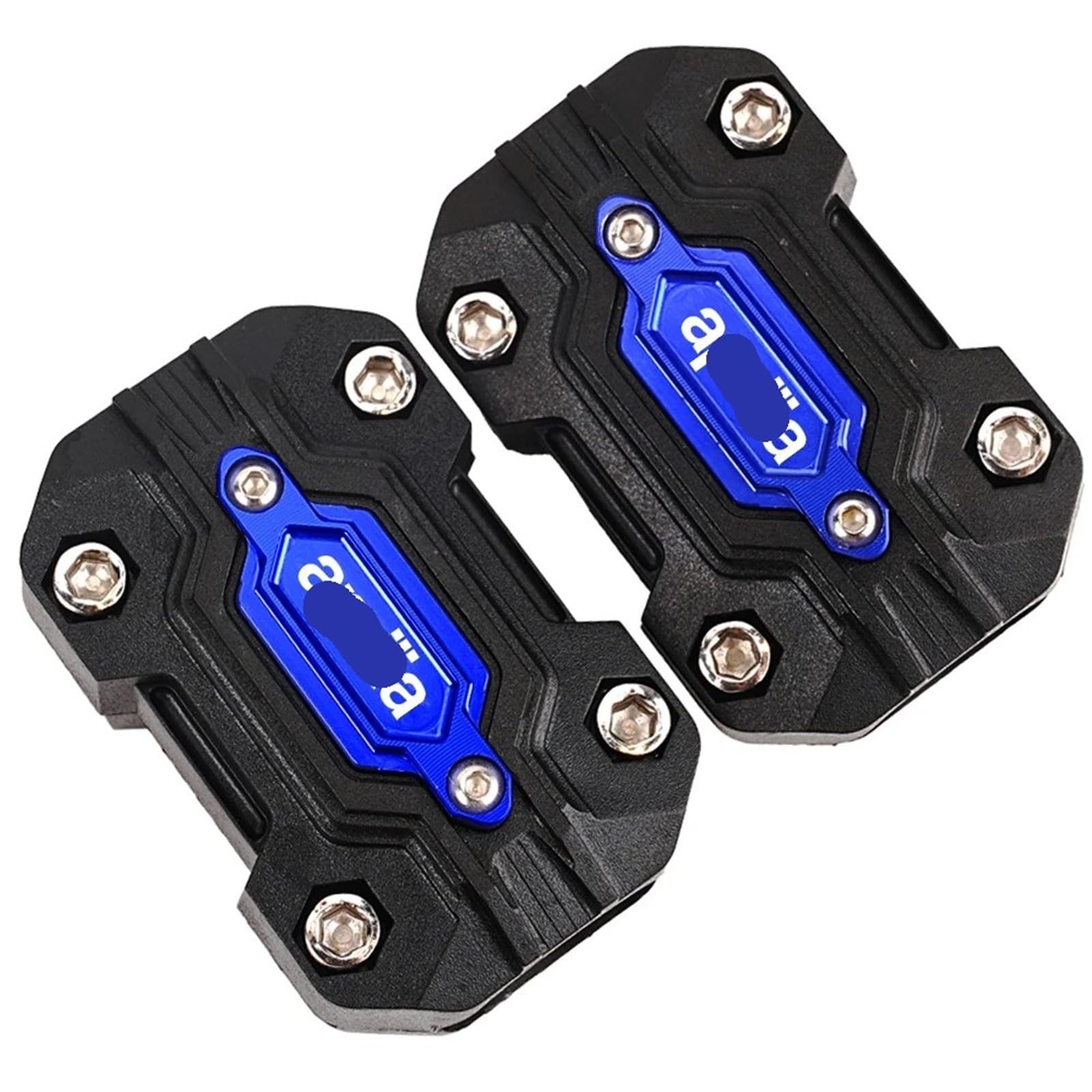 Motorrad Schutz stoßstangenblock Motorrad-Sturzbügel-Schutz, Motorradzubehör, CNC-Motorschutz, Stoßstangenschutz, Zierblöcke Für Aprilia Für TUAREG 660 2021 2022 2023 2024 Motor stoßstangen block(Blue von SHSHJJB