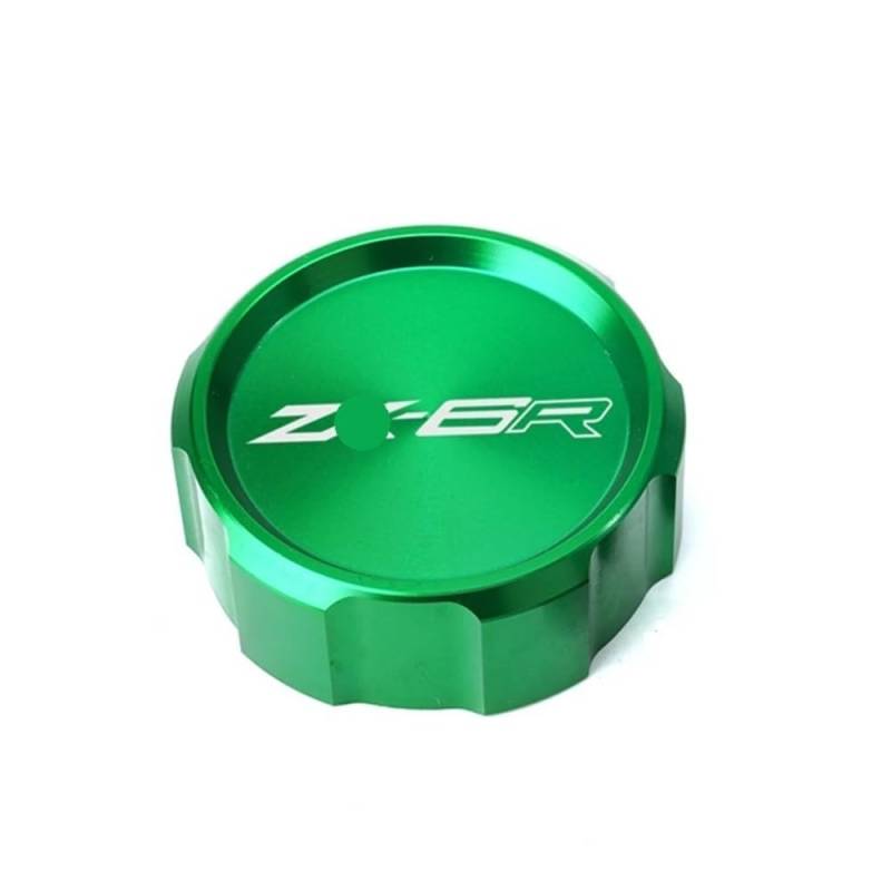 Bremsflüssigkeitsbehälter-Abdeckung Front Rear Brake Fluid Reservoir Cover & Engine Oil Filler Cap for Kaw&asaki ZX6R ZX-6R ZX636 (Please Buy According to Size) von SHSUBF