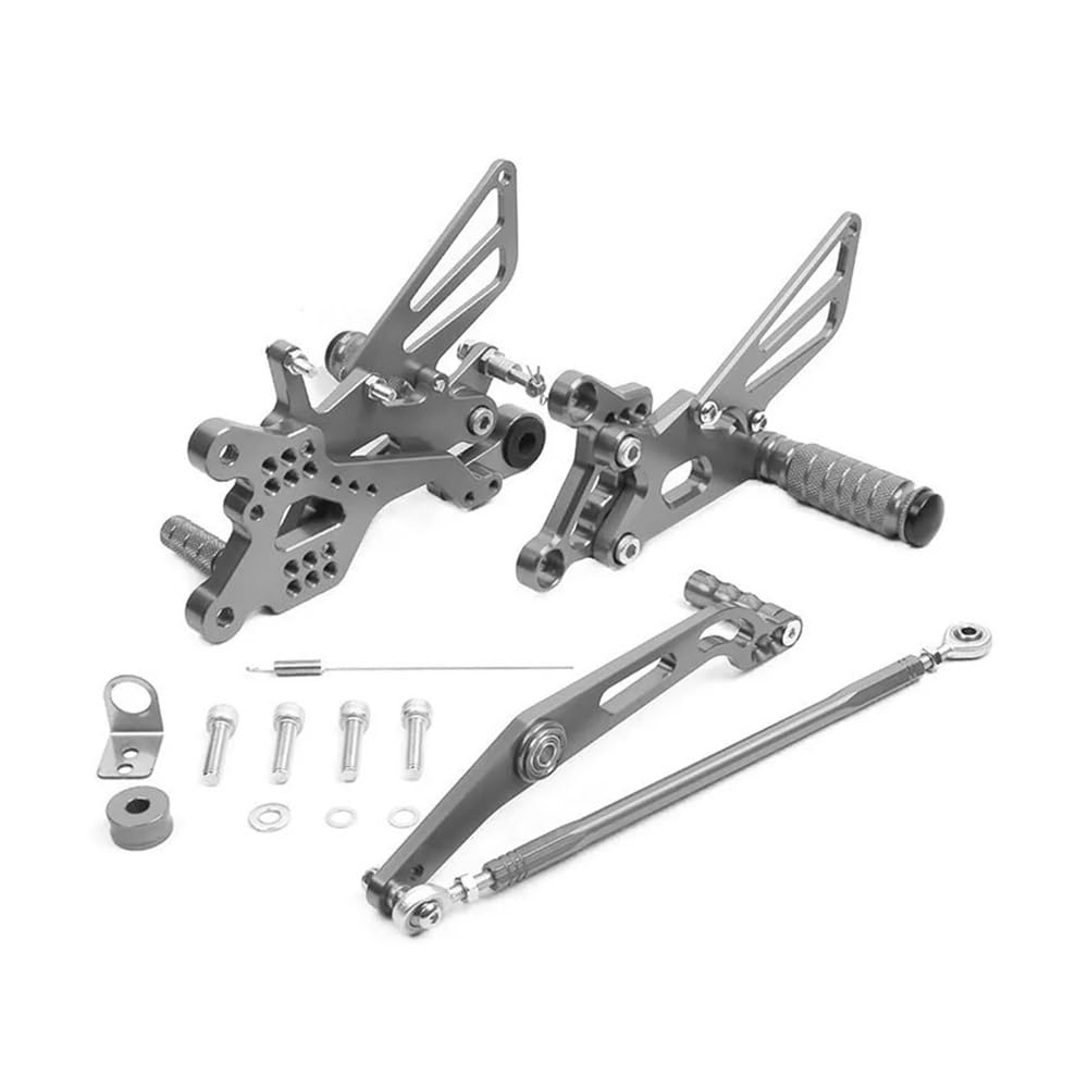 Motorrad Fußrasten Aluminium Motorrad Einstellbare Fußrastenanlage Rück Sets Fußrasten Für Yam&aha YZF R6 YZFR6 YZF-R6 2006-2016 2015 2014 2013 von SHSUBF