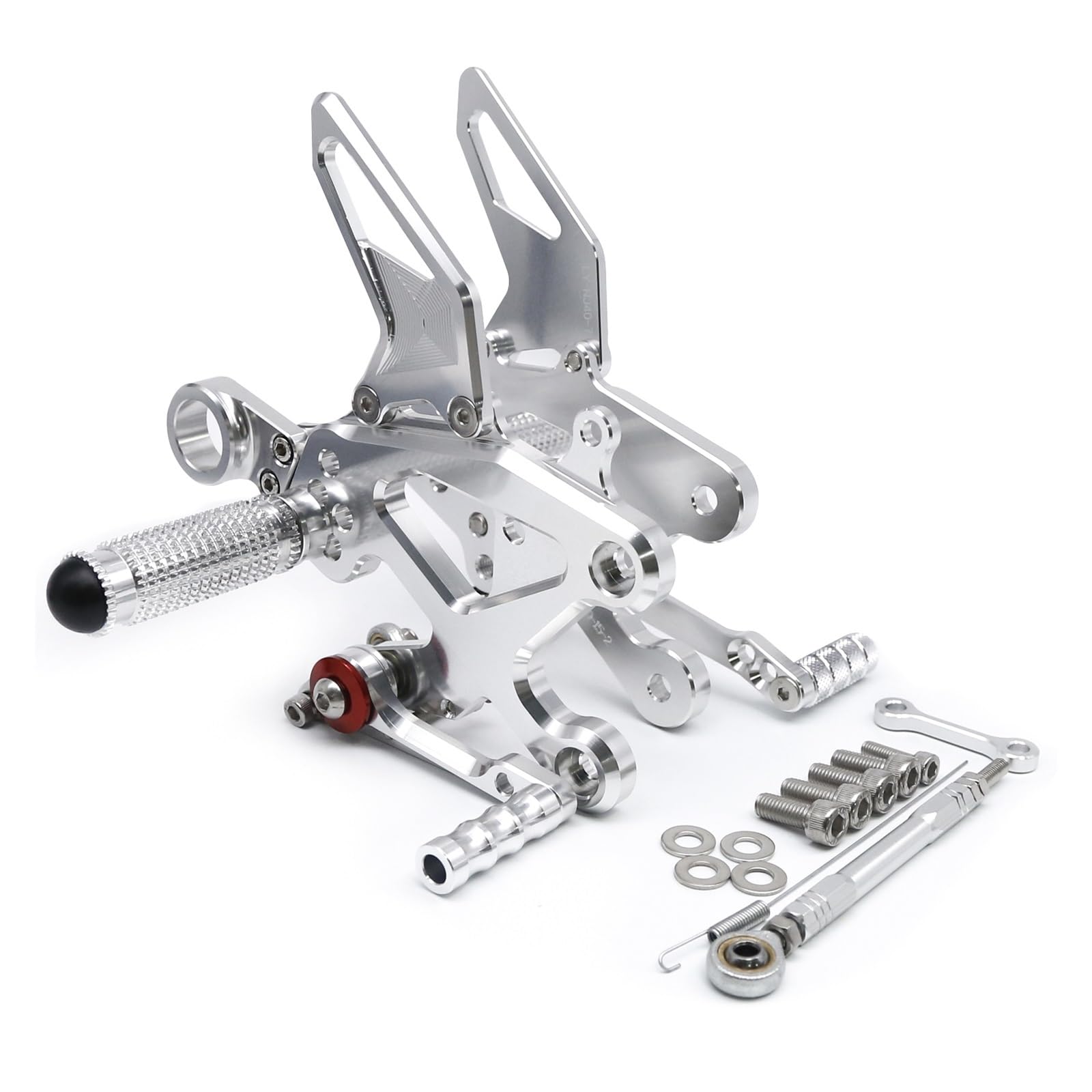 Motorrad Fußrasten Aluminium Motorrad Fußrastenanlage Fußrasten Fußrasten Fußrasten Hinten Set Pedal FÜR Su&zuki GSX-S1000GT GSX-S 1000GT 1000 GT 2022-2024 von SHSUBF