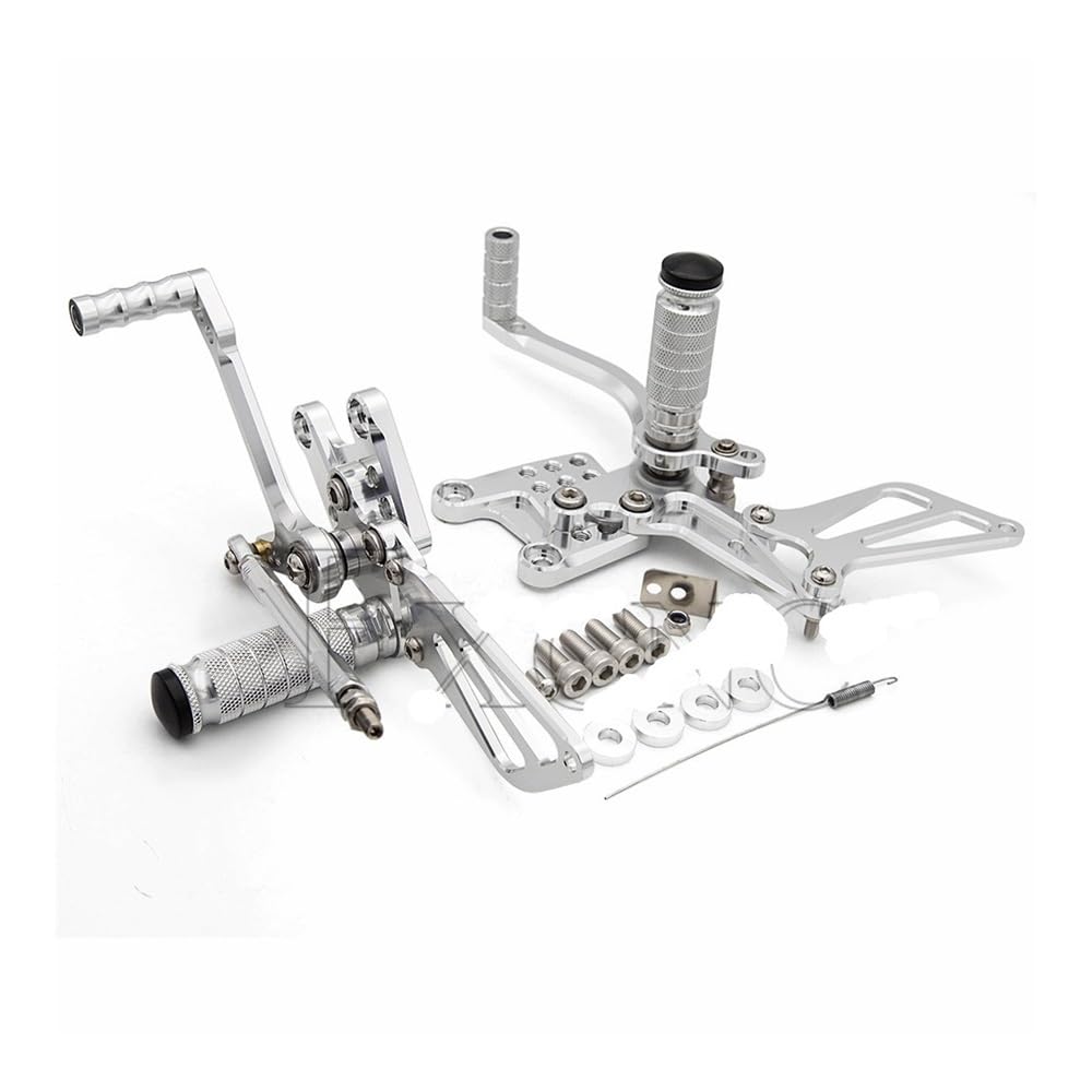 Motorrad Fußrasten Für Su&zuki GSXR600 750 1996-2005 Motorrad Fußrasten Pedal Fußrastenanlage Hinten Set Einstellbare Aluminium Fußstütze Für GSXR1000 K1-k4 von SHSUBF