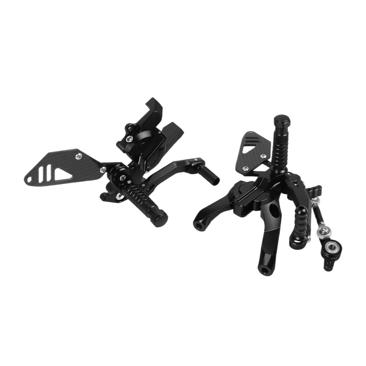 Motorrad Fußrasten Motorrad Einstellbare Fußrastenanlage Fuß Rest Fußstütze Hinten Set Fußrasten Pedal Für Du&Cati Für Panigale V2 V2S V2R Für Streetfighter V2 22-23 von SHSUBF