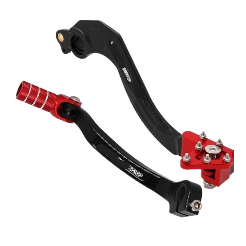 Motorrad Kupplung Motorrad CNC Foldbale Schalthebel Shifter Pedal Bremspedal Für CRF450R CRF250R CRF 450R 250R 250 450 R 450RX 250RX von SHSUBF