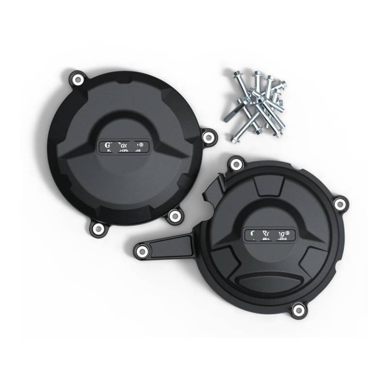 Motorradmotoren Schutzabdeckung Motorrad Zubehör Motor Lichtmaschine Kupplung Schutz Abdeckung Zubehör Für Für Panigale 1199 2012-2014 1299 2016-2020 von SHSUBF
