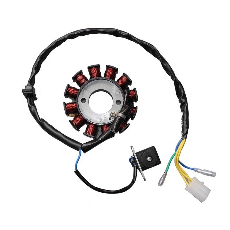 Spule Magneto Zündspule 12 Spule Magneto Stator Magneto Generator Stator Spule Zündung Für GY6 125CC 150CC 152QMI Und 157QMJ Motor von SHSUBF