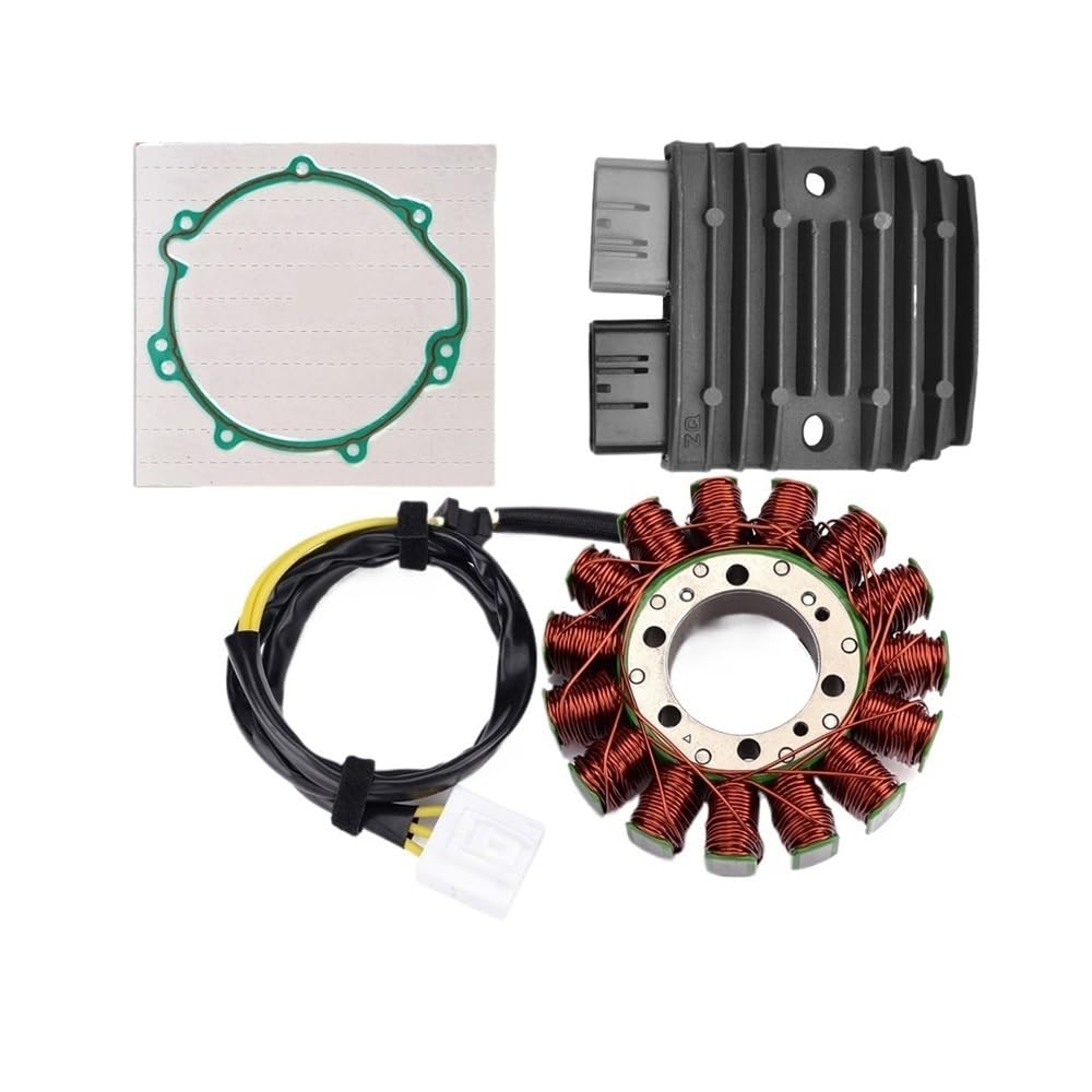 Spule Magneto Zündspule Motor Stator Spule + Spannungsreglergleichrichter Für Kaw&asaki ZX1400 ZZR1400 ABS Für Ninja ZX-14 R ZX1400 2021 30TH SE Mit Dichtung von SHSUBF