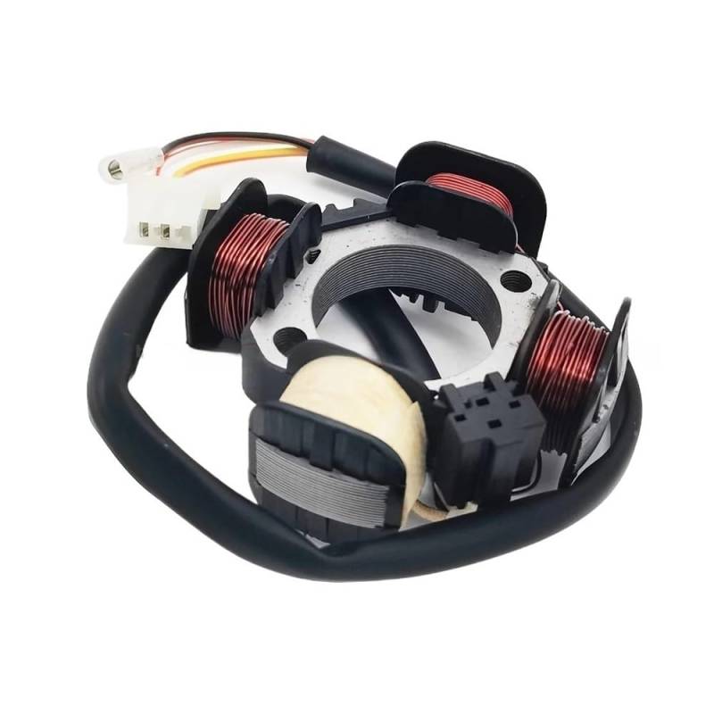 Spule Magneto Zündspule Motorrad Magneto 4 Pole Stator Spule Für AG50 60 SJ50 Roller H1E41QMB Motor Gleichrichter Stator Dichtung von SHSUBF