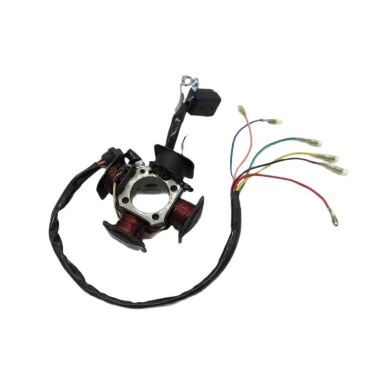 Spule Magneto Zündspule Universal Motorrad Stator Magneto 4 Spule 5 Draht Für 50cc 110cc 125cc 150cc Magneto Stator Platte Zündspule Zündgenerator von SHSUBF