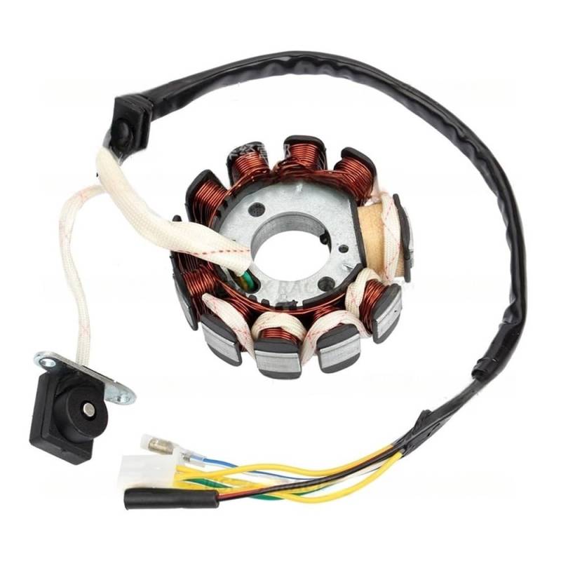 Spule Magneto Zündspule Universal Motorrad Zubehör Motor Zündgenerator Spule Stator Zündung Stator Magneto Für GY6 125cc 150cc 152QMI 157QMJ von SHSUBF