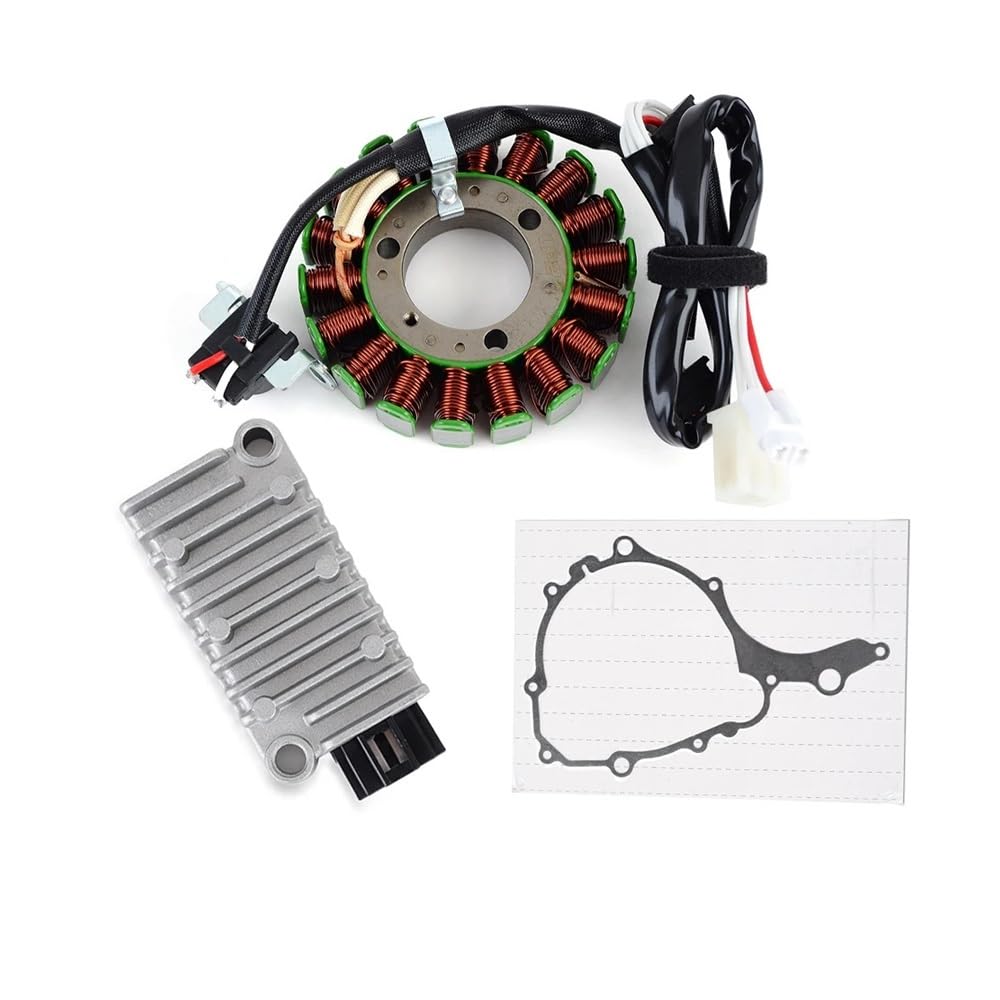 Spule Magneto Zündspule XG XT 250 Motor Stator Spule + Spannungsreglergleichrichter Für Yam&aha XG250 Tricker XT250 Serow 250 2004-2007 Mit Dichtung XG-250 von SHSUBF