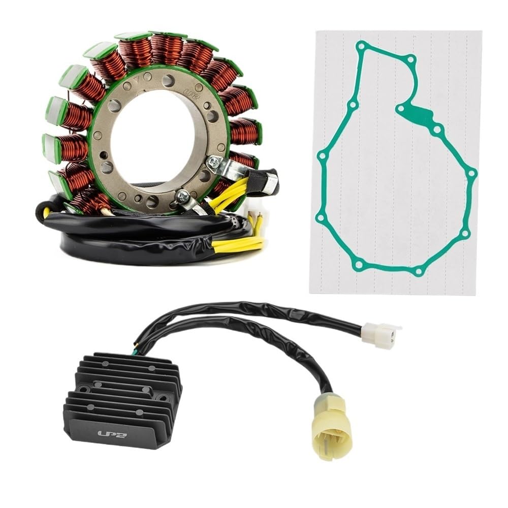 Spule Magneto Zündspule XRV750 XRV 750 1991 Motor Stator Spule + Spannungsreglergleichrichter Für Africa Twin XRV750 1990 XRV750 XRV 750 1991 Mit Dichtung von SHSUBF