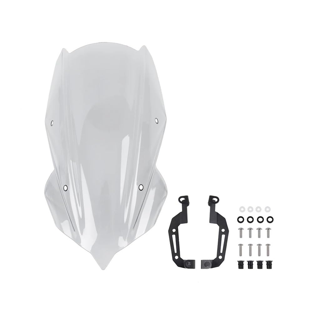 Windabweiser Clip-on Für Kaw&asaki Z 400 250 19 20 Z250 Z400 2020 2021 2019-2022 Motorrad Windschutzscheibe Windschutz Windabweiser Fliegengitter Protector von SHSUBF