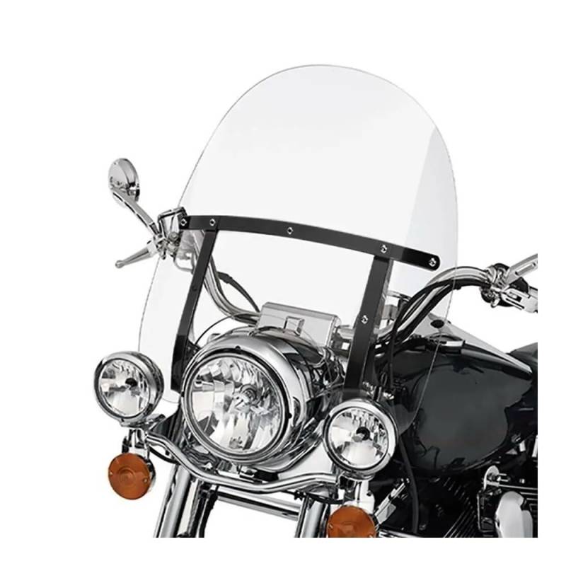 Windabweiser Clip-on Klare Motorrad-Windschutzscheiben-Windabweiser Für Ha&rley Touring Road King Classic Road King Special CVO Custom 1994–2022 von SHSUBF