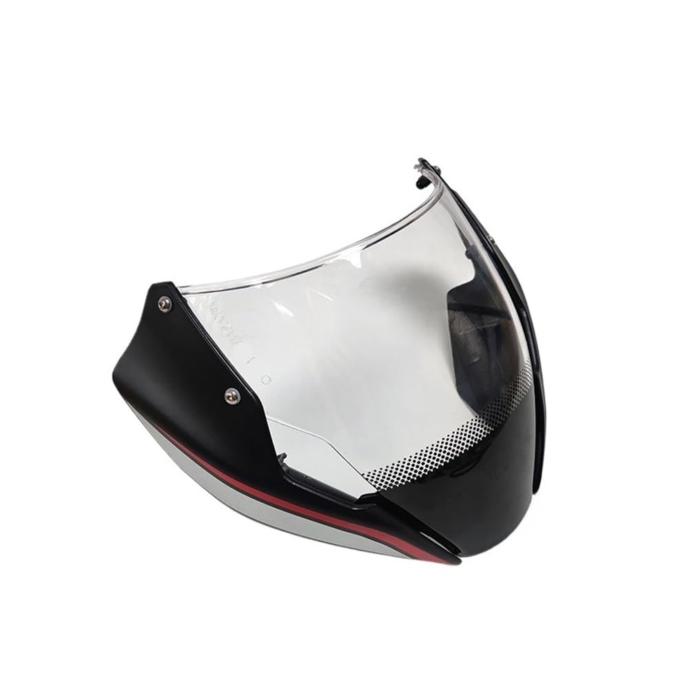 Windabweiser Clip-on Motorrad Frontverkleidung Windschutzscheibe Windschutz Visier Frontscheibe Deflektor Für Du&Cati Monster 797 821 1200S 2014-2023 von SHSUBF