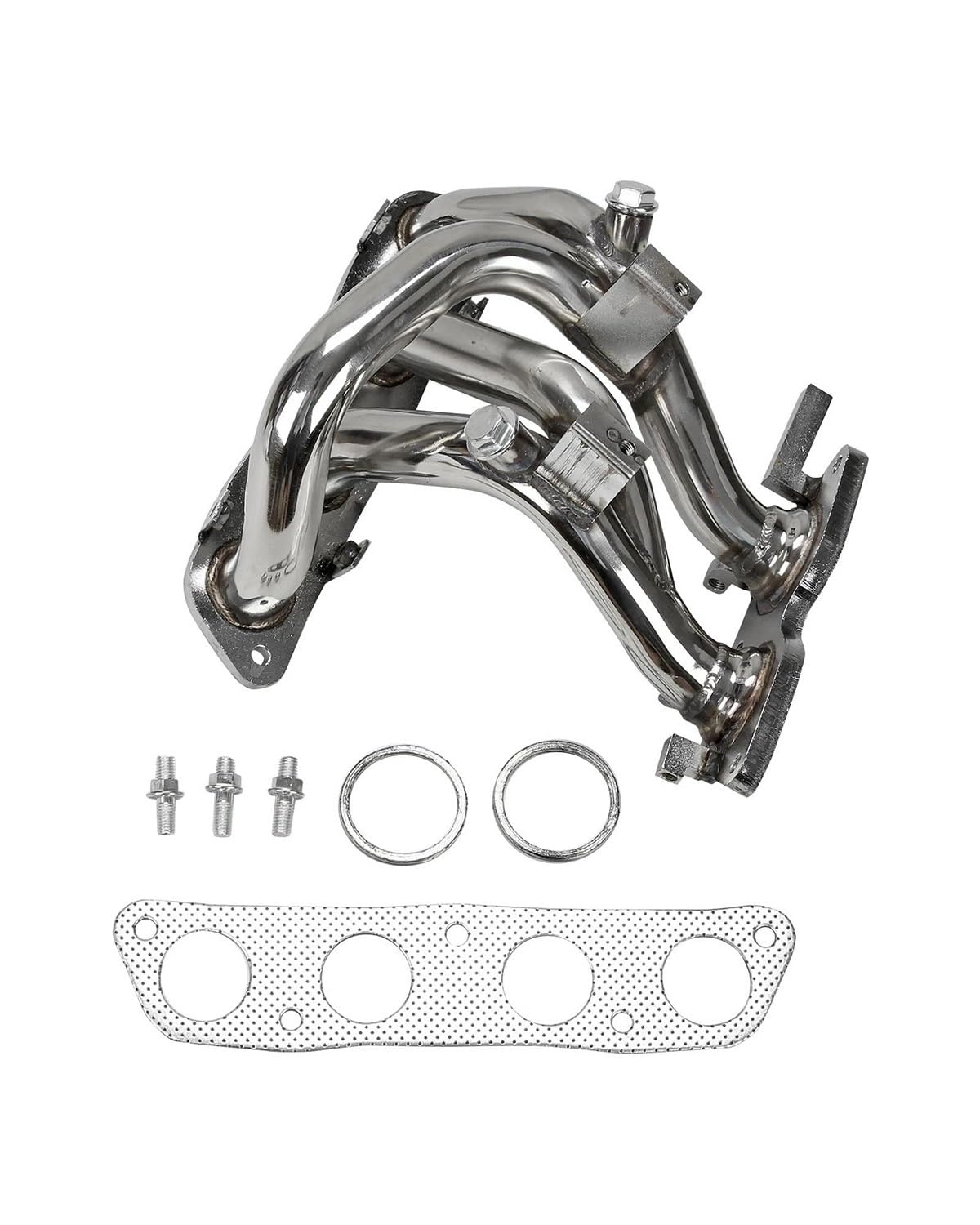 Auspuffblende Edelstahl-Langrohr-Rennauspuffkrümmer für 99-07 Tovota MRSMR2 Spyder 1,8 L DOHC 4-Zylinder-Motor Schalldämpfer von SHUGWA