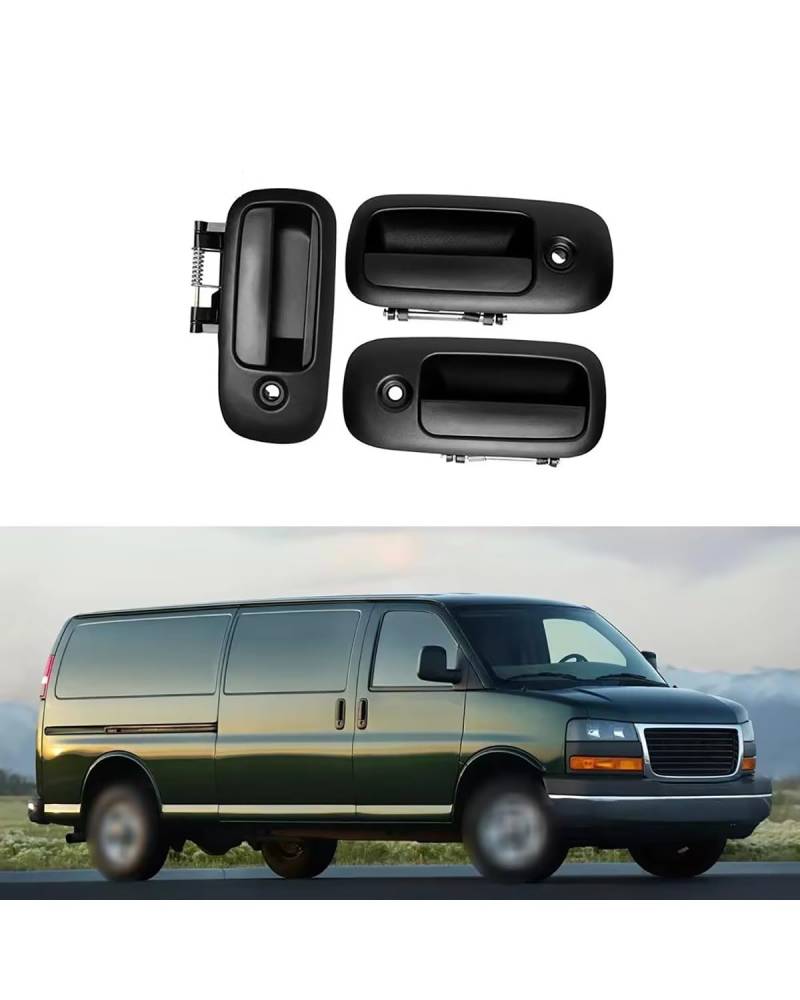 Außentürgriff 3 STÜCKE Außentürgriff Für Express Für GMC Savana 1500 2500 1996 1997 19998 1999 2000 2001 2002 2003-2009 Türgriff Außen von SHUGWA